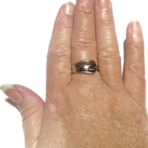 Charming Charlie Silver Spoon Style Ring Size 9 NWOT - Picture 16 of 16